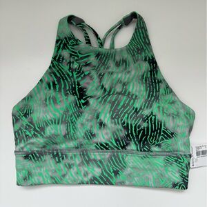 Lululemon High Neck Long Line Energy Bra SeaWheeze